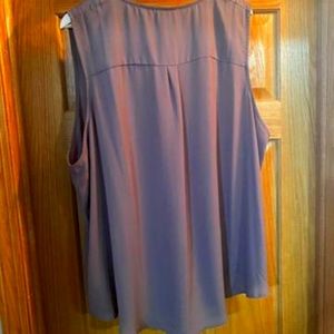 Maurices plus size, 3x, button up tank top, cocoa color.